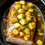 Slow Cooker Pineapple Pork Loin