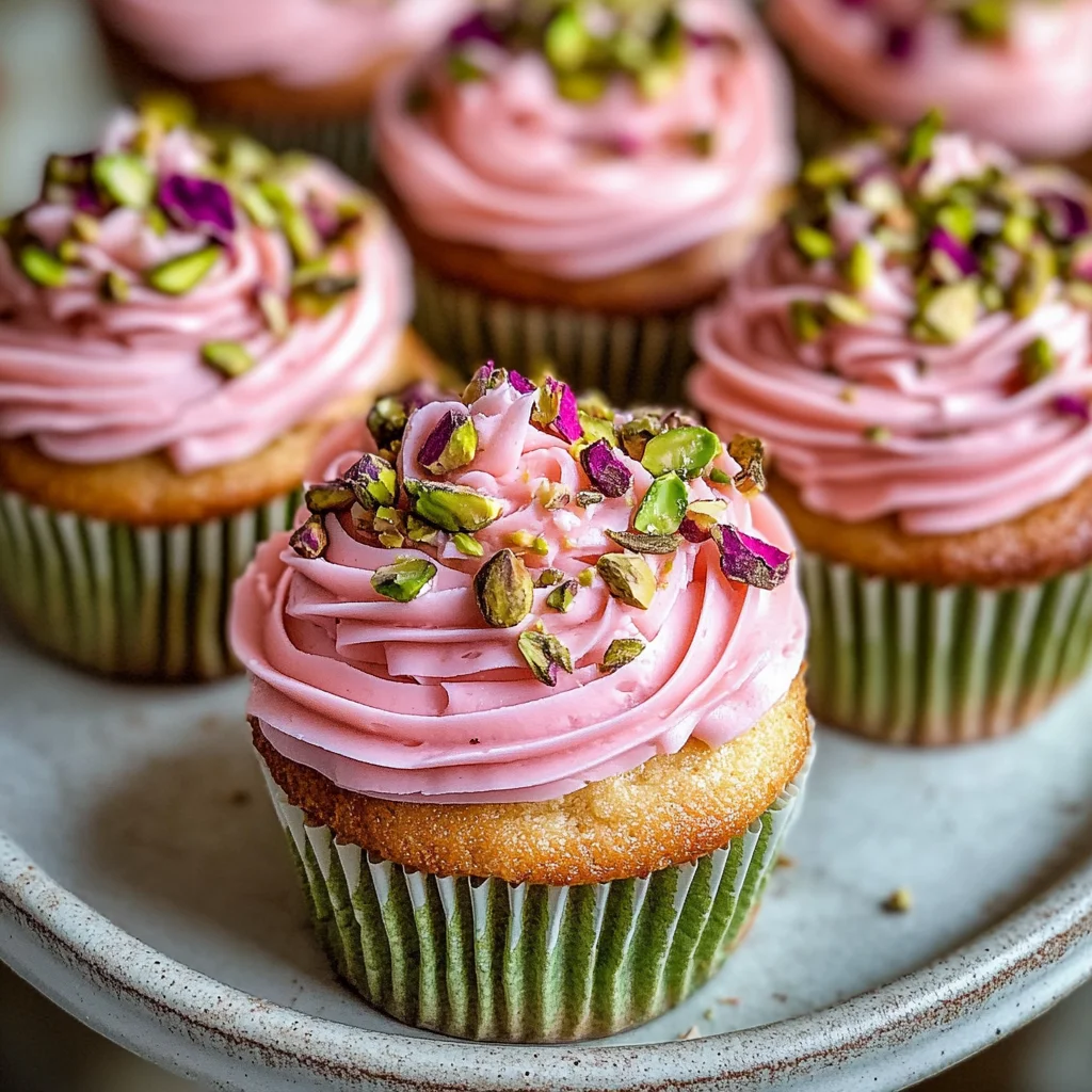 Vegan Mini Rose Cupcakes