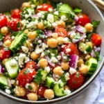 10-Minute Mediterranean Chickpea Salad