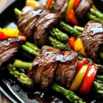 Air Fried Steak and Asparagus Bundles