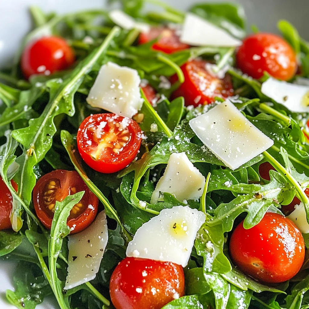 Arugula Salad with Lemon Dressing