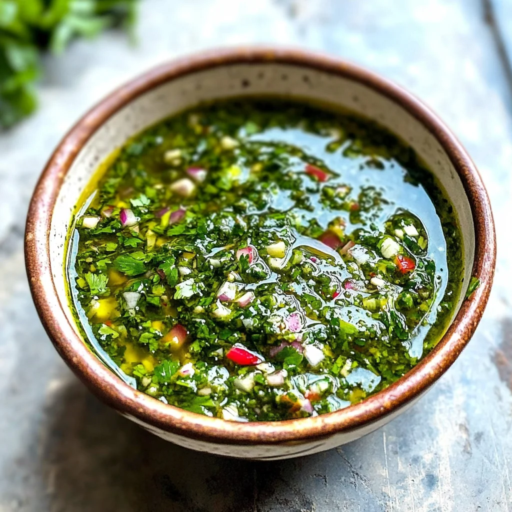 Chimichurri Sauce Recipe