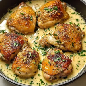 Creamy Garlic Chicken Thighs (Restaurant-Style, 30 Minutes)
