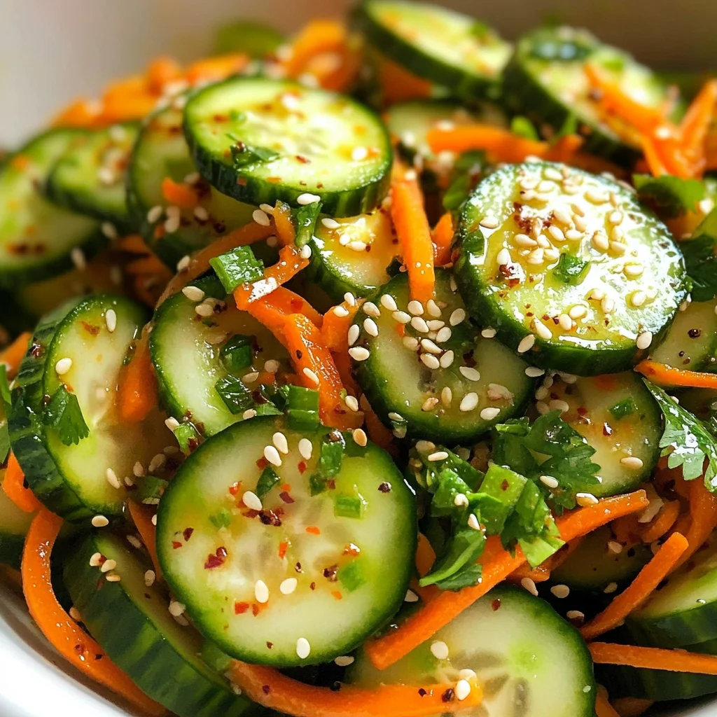 Cucumber and carrot salad