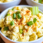 Deviled Egg Cauliflower Salad
