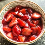 Easy homemade strawberry sauce