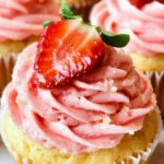 Fresh Strawberry Cupcakes
