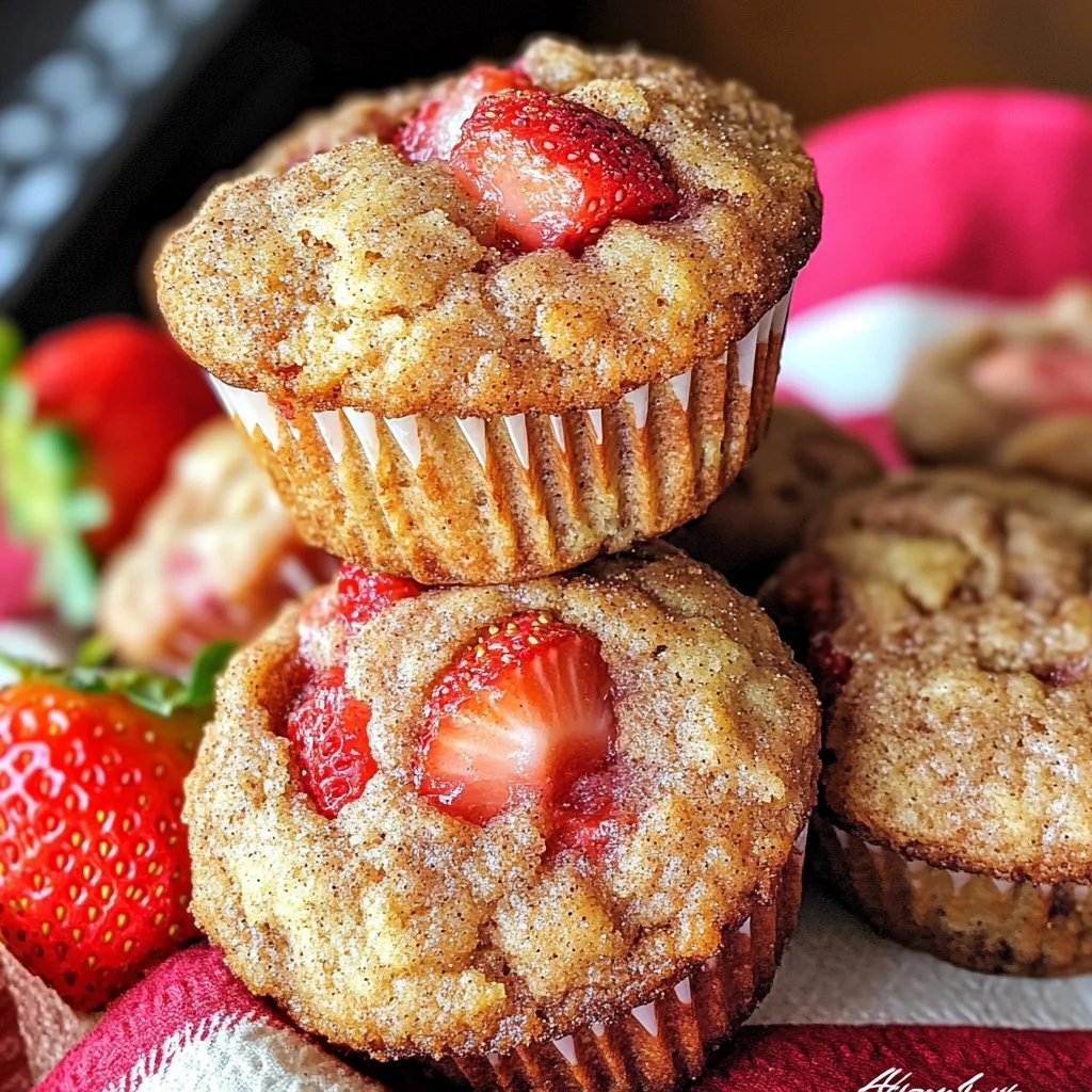 Fresh Strawberry Muffins