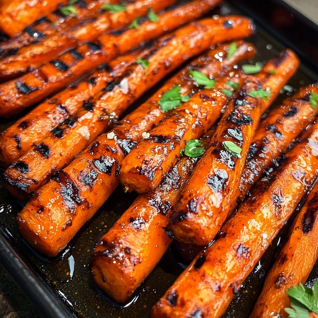 Grilled and Glazed Carrots Recipe