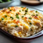 Healthy Chicken Cauliflower Rice Casserole