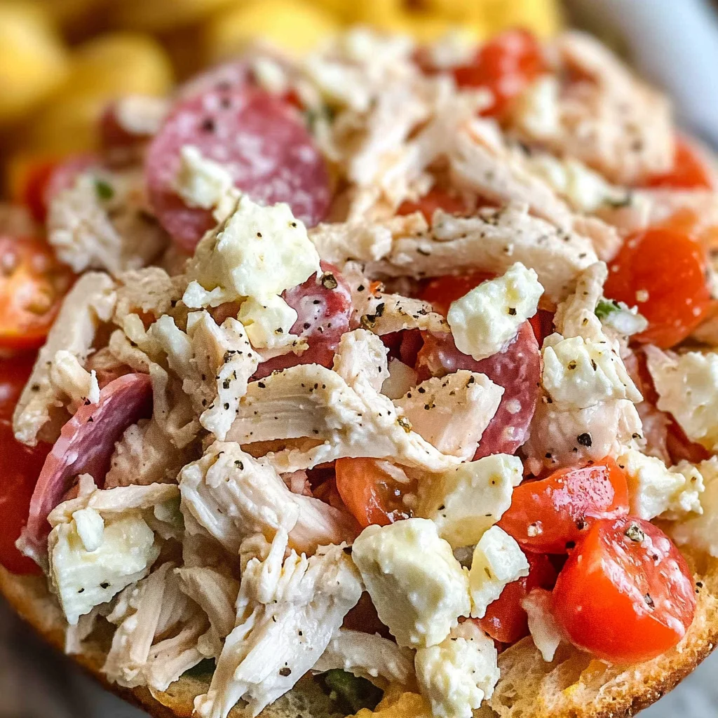 Italian Grinder Chicken Salad