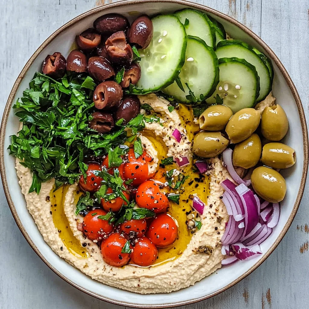 Mediterranean Hummus Bowl