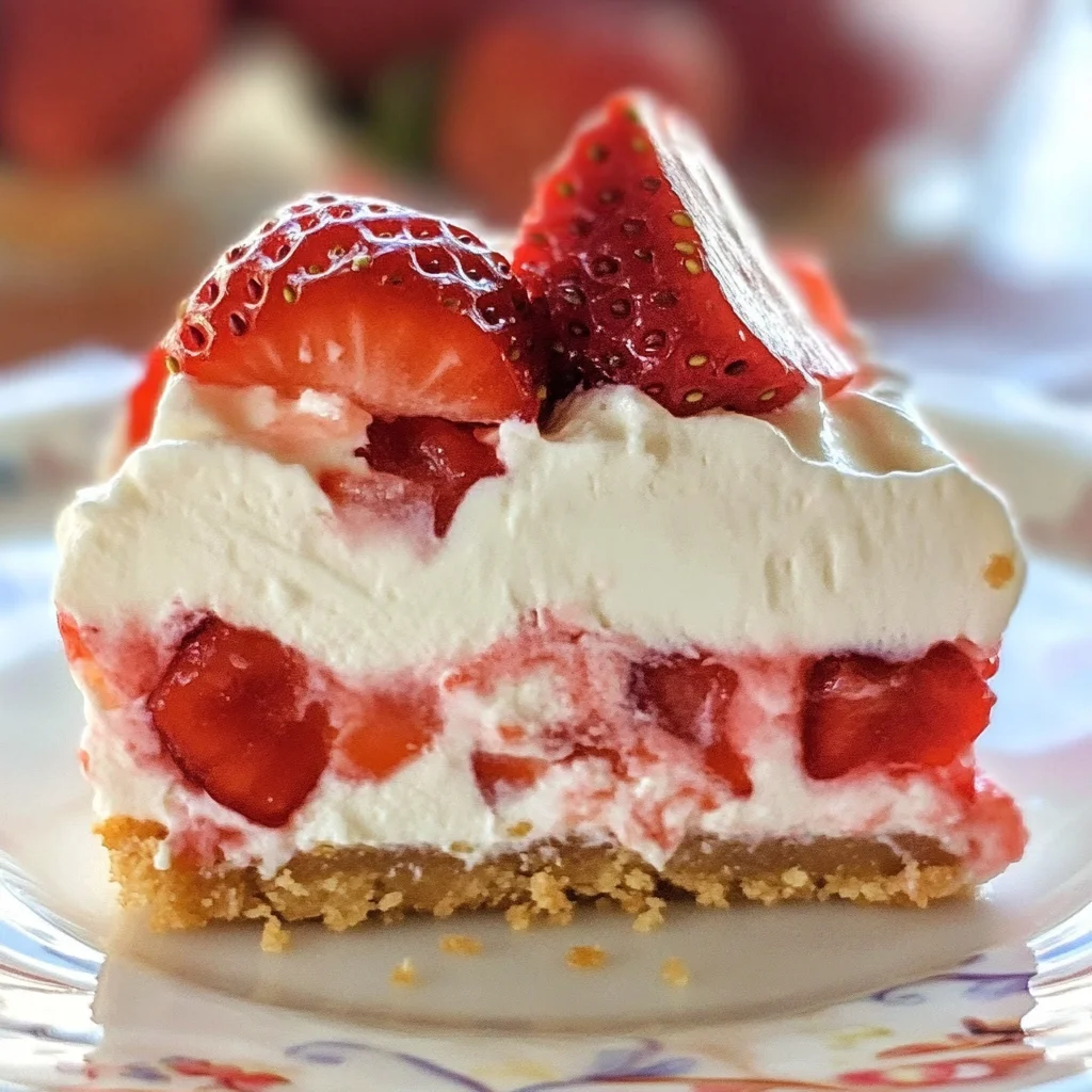 No-Bake Strawberry Delight