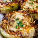 Oven Roasted or Grilled Garlic Roasted Cabbage Steaks