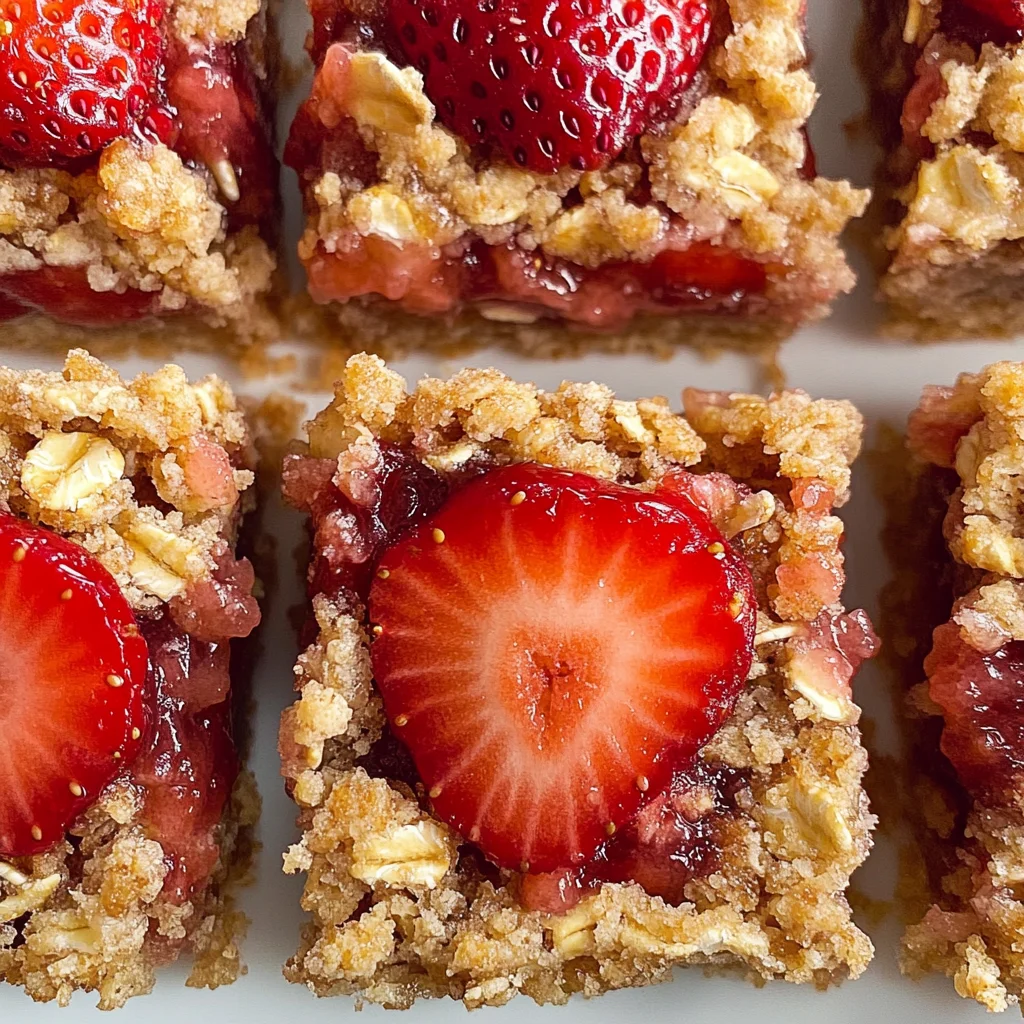 Strawberry Oatmeal Bars