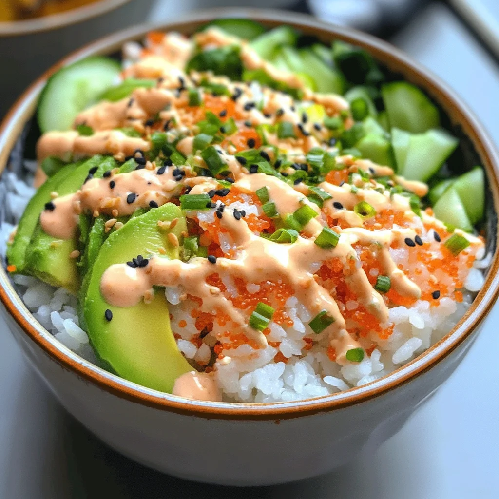California Roll Sushi Bowls