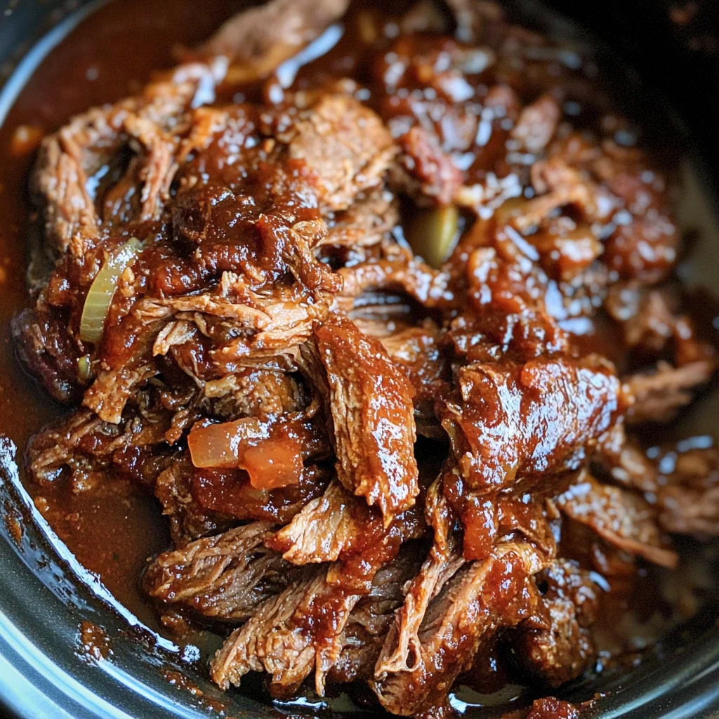 Crock Pot BBQ Beef Pot Roast