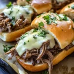 Crockpot French Dip Sandwiches