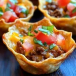 Crunchy Taco Cups