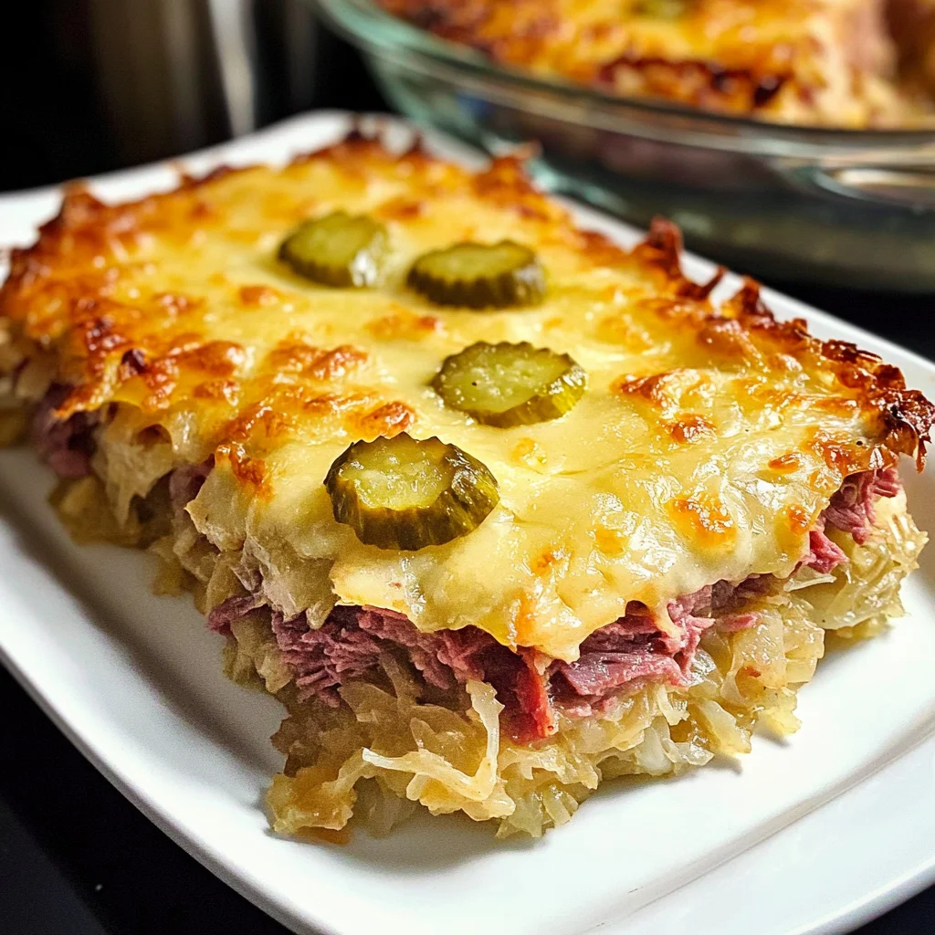 Easy Keto Reuben Casserole