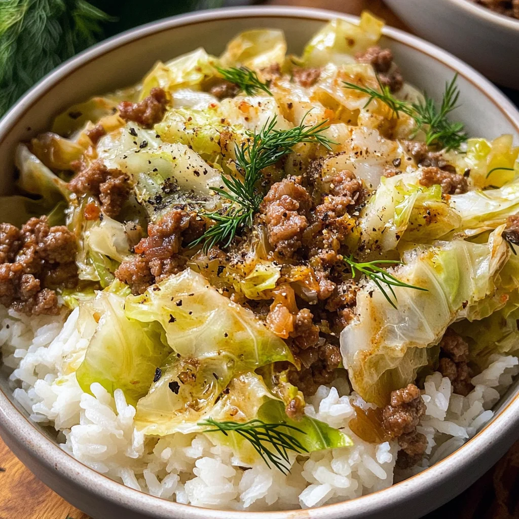 Greek Cabbage Roll Bowls