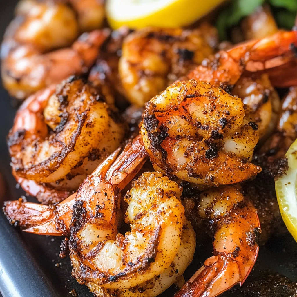 Grilled Blackened Shrimp Recipe