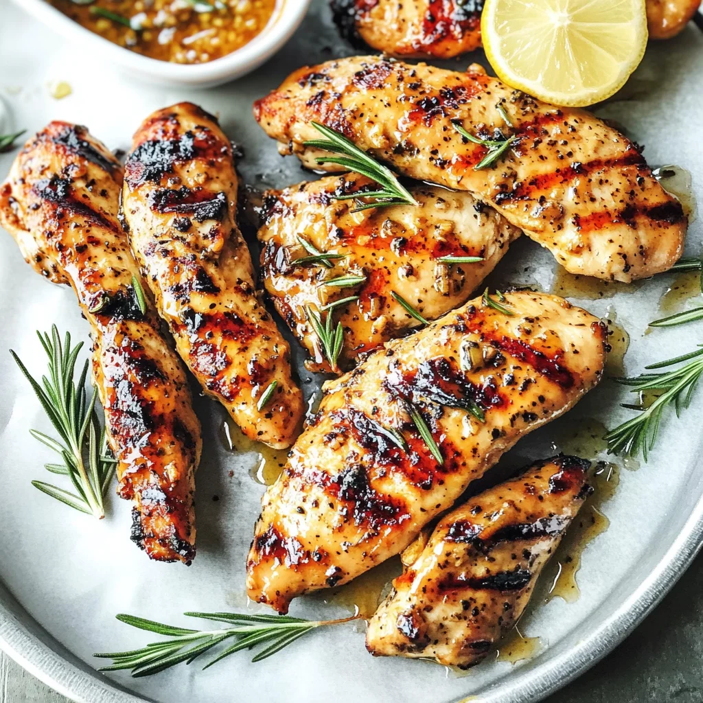 Grilled Honey Mustard Chicken Tenders