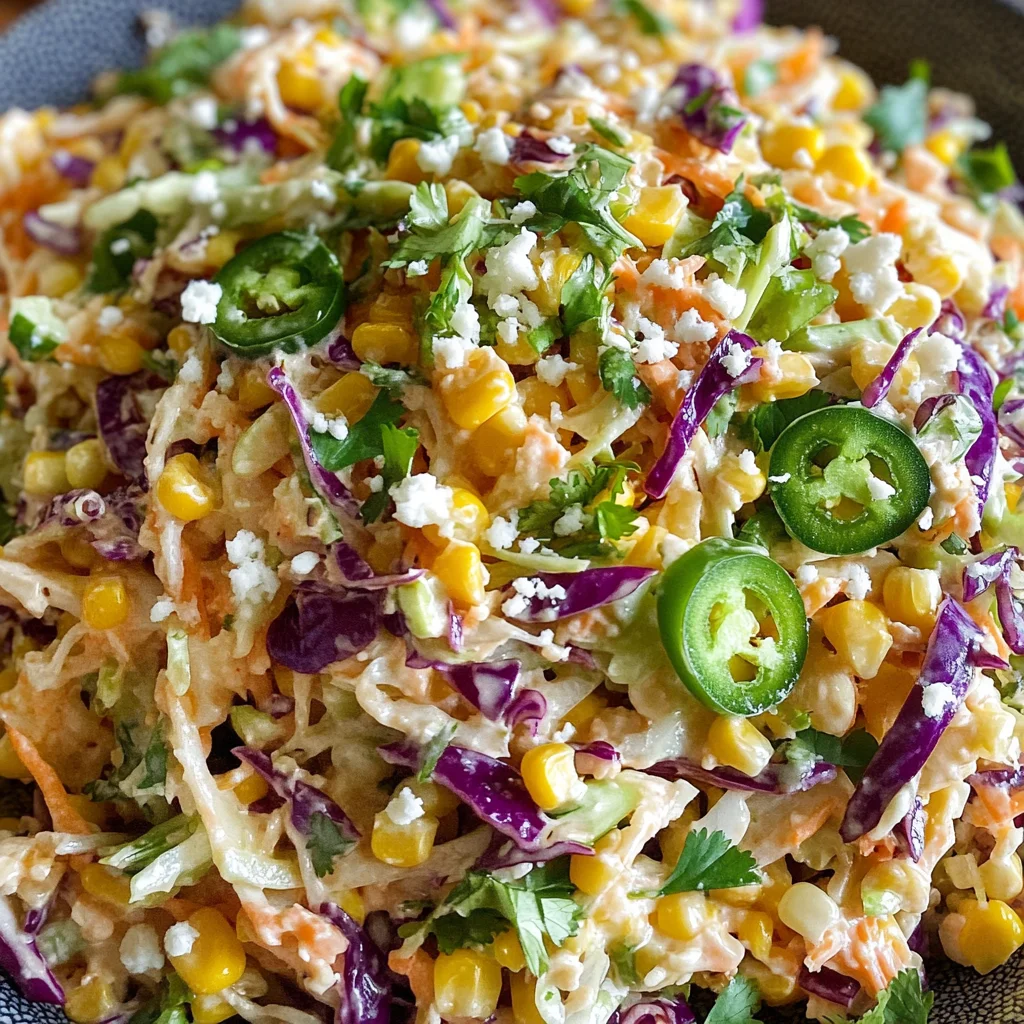 Mexican Street Corn Coleslaw