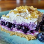 No Bake Lemon Blueberry Dessert