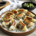 Pan-Fried Pork Dumplings with Cabbage