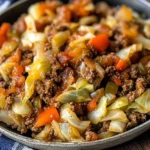 Savory Irish Ground Beef and Cabbage in 30 Minutes