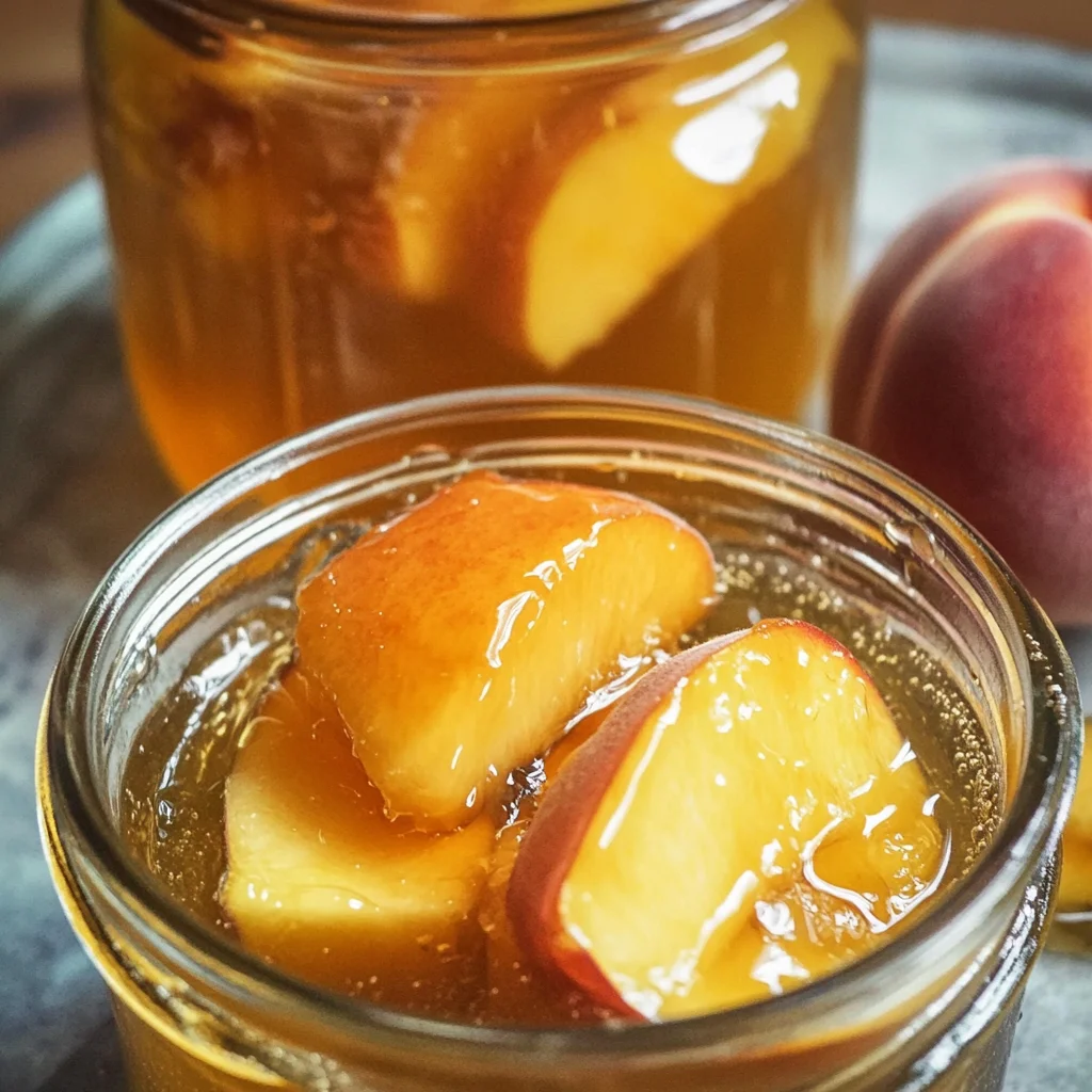 Simple Peach Syrup Recipe