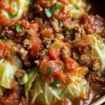 Slow Cooker Unstuffed Cabbage Rolls