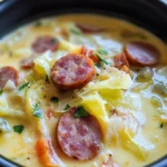 Smoked Sausage and Cabbage Soup