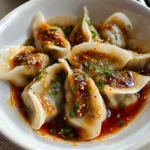 Steamed Dumplings with The Best Dumpling Sauce