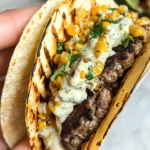 Street Corn Smash Burger Tacos