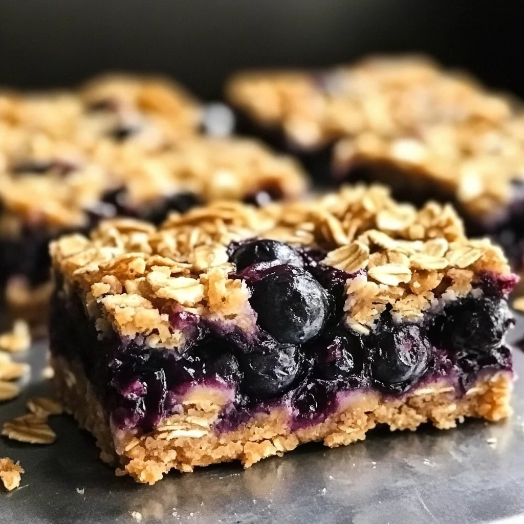 Wholesome Blueberry Oatmeal Bars