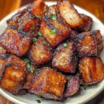 Air Fryer Pork Belly Bites