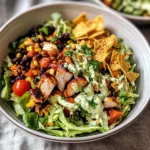 BBQ Chicken Chopped Salad with Cilantro Ranch