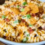 Cheddar Bacon Ranch Pasta Salad