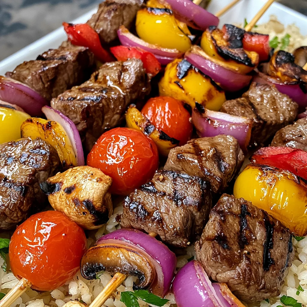 Grilled Steak Kabobs