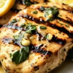 Honey Citrus Grilled Chicken with Basil Butter
