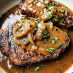 Onion Gravy Smothered Steak