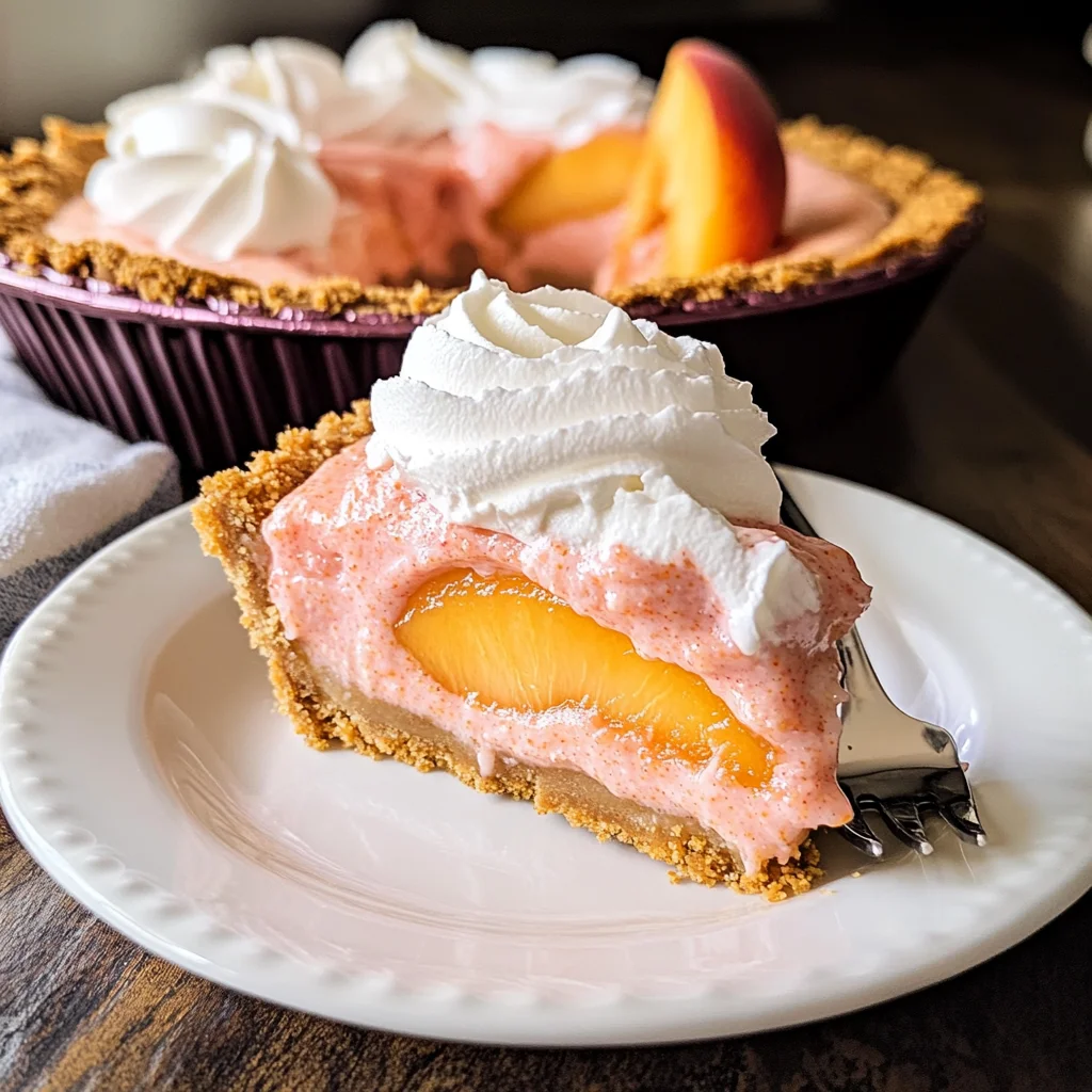 Peach Chiffon Pie
