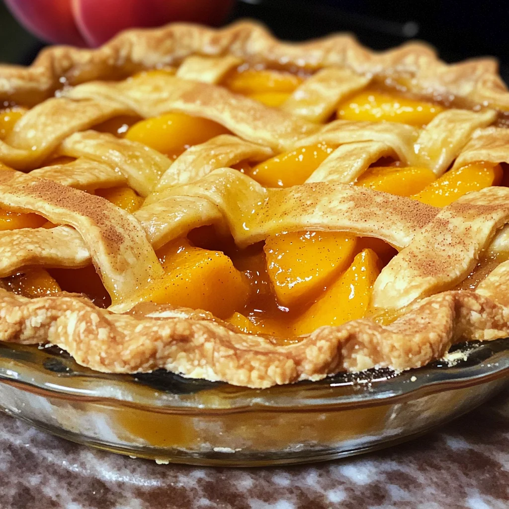 Peach Pie Recipe