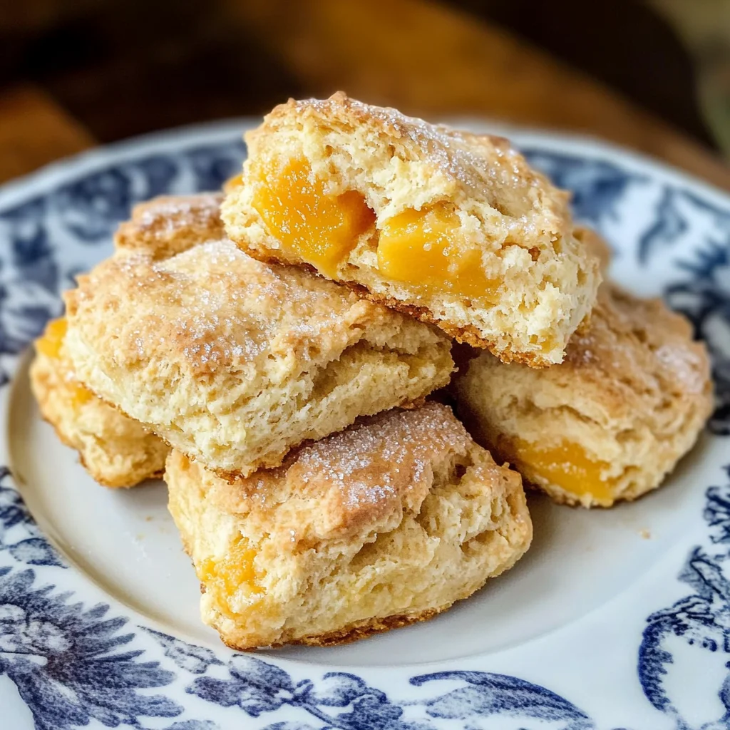 Peach Scones