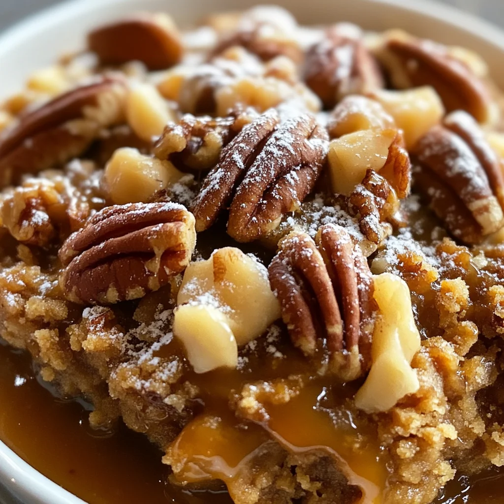 Pumpkin Pecan Cobbler