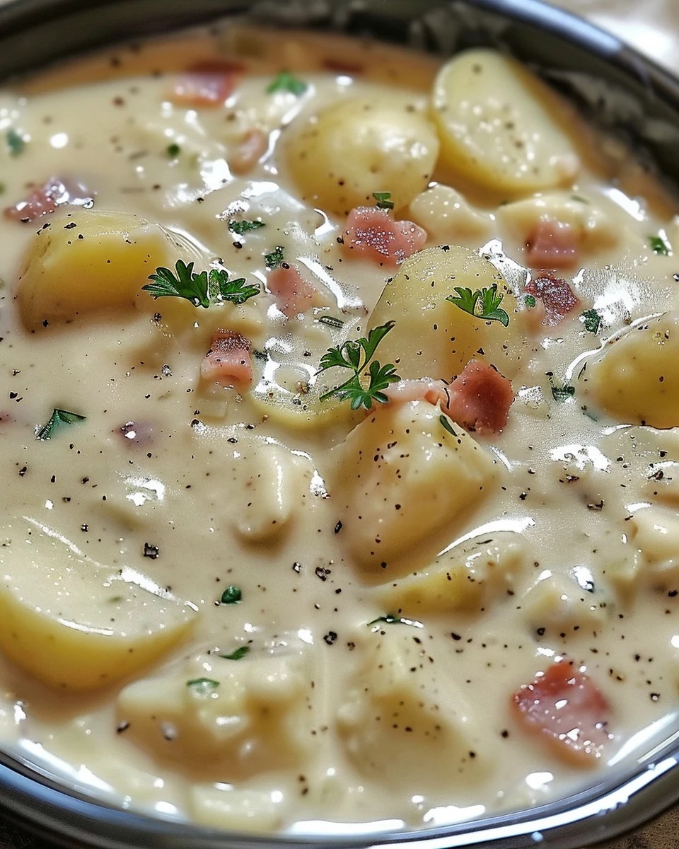 Best Homemade Potato Soup Recipe You'll Love finished dish