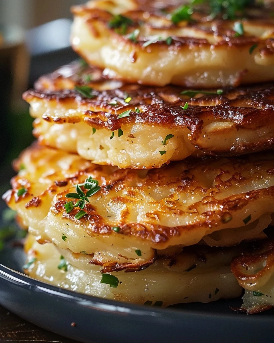 BEST POTATO PANCAKES EVER – It’s A Keeper Recipe finished dish
