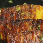 Caramelized Brown Sugar Cinnamon Grilled Pineapple Recipe finished dish